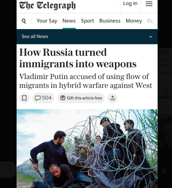 OccGn's tweet photo. Ever hear The Duran, UNN, Mark Collett, Andre Anglin, David Duke, D Kurten, Red Ice or any of the other "alt media" talk about Russia's role in this?
EU pre-2015 WAS NOT allowing in masses of Invaders which is why Cox pushed #RestartTheRescue at EU
🇷🇺#EuropeInvasion bio-weapons https://t.co/W9kvNeXqqm