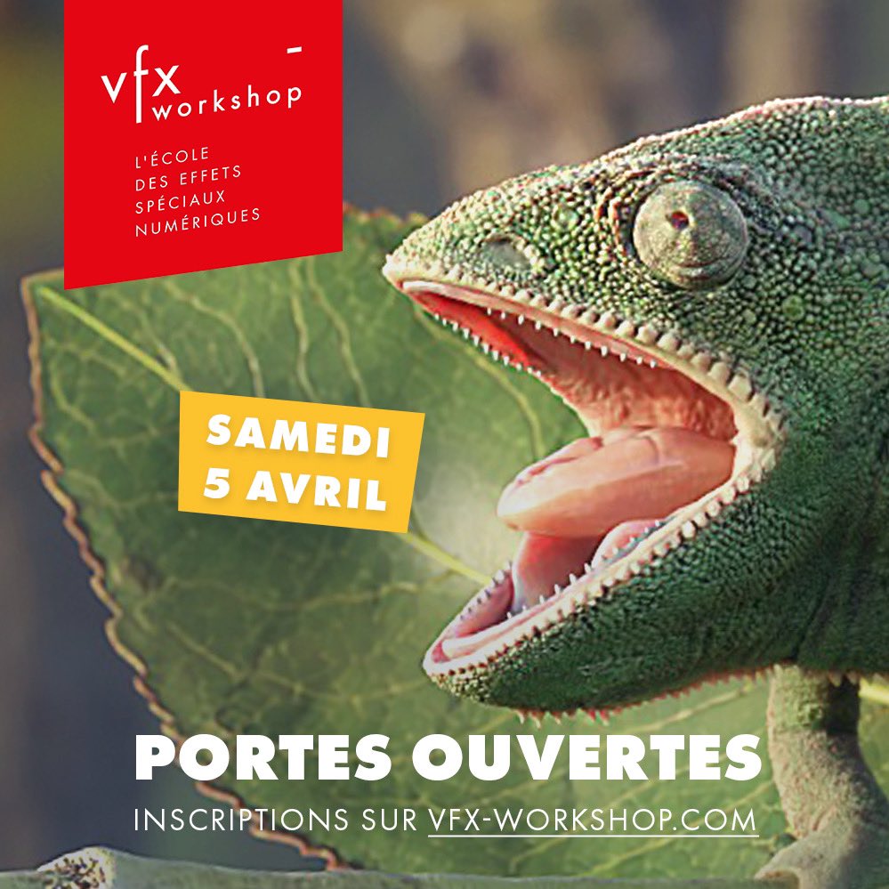 vfx_workshop's tweet photo. VFX-Workshop, portes ouvertes samedi 5 avril ✨ de 10h à 18h pour découvrir l'école, échanger avec nos étudiants, parler du marché du travail, et s'initier à la 3D !
#orientation #vfx #postbac #ecole3d #ecolevfx #paris15 #welovevfx https://t.co/6KTrHFGvBe