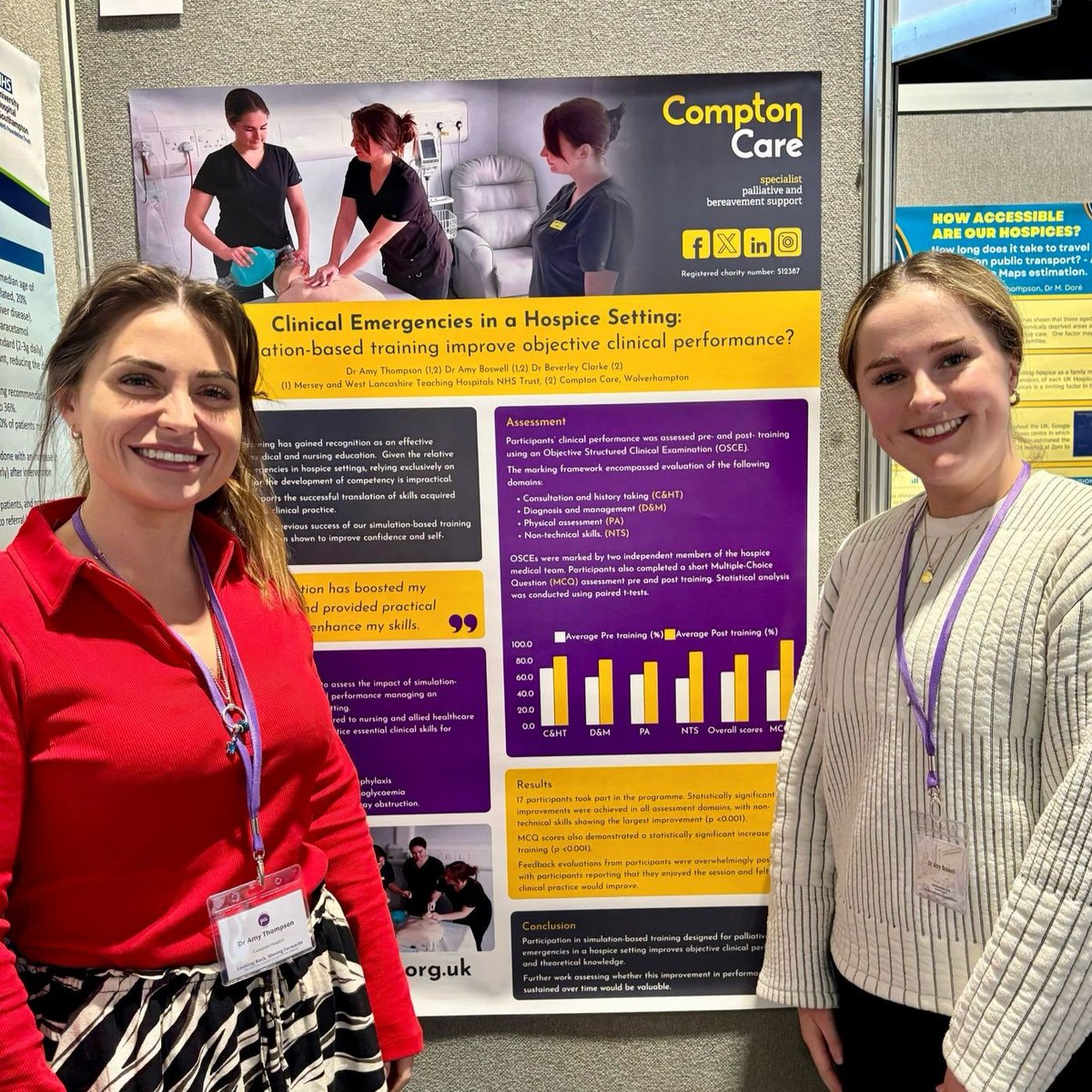 Compton Care (@compton_care) on Twitter photo Day 2 at the <a href="/PCCongress/">@PCCongress</a> in Belfast and our team were excited to present their Symposium: Paramedics in Palliative Care this morning.
We’re delighted to showcase four posters at the event, speak to the team to find out more comptoncare.org.uk/conferences/
#PCC2025 Day 2 at the <a href="/PCCongress/">@PCCongress</a> in Belfast and our team were excited to present their Symposium: Paramedics in Palliative Care this morning.
We’re delighted to showcase four posters at the event, speak to the team to find out more comptoncare.org.uk/conferences/
#PCC2025