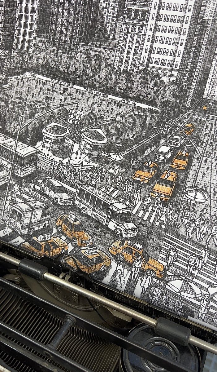 jjcook9628's tweet image. New York, you asked…I delivered. My next big typewriter artwork drops next Wednesday at 1:30pm. Packed with hidden references, this one’s for the city lovers. Here’s a sneaky peek… any guesses on the location? #ArtistOnX