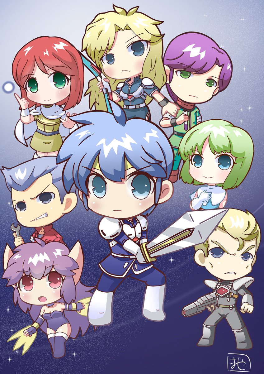 3月21日はファンタシースターⅡの誕生日!おめでとうございます🎉
過去絵再掲ですが㊗️
最後の漫画は私がTwitter始めた頃に描いてたやつです🙈💦

 #ファンタシースター2 #メガドライブ 