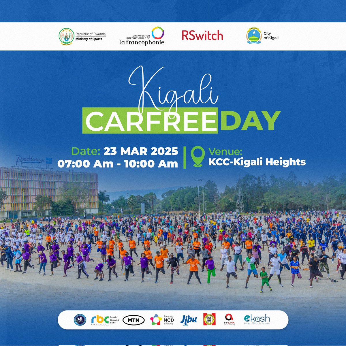 SylvestreIradu1's tweet image. Ubuzima bwacu butumariye iki niba tudafashe iyambere mukubusigasira tuburinda indwara zirimo nizitandura zikomeje kwiyongera kumuvuduko udasanzwe ? 🫢 ayamahirwe ya Car free day aboneka hacye kwisi,  numwihariko wacu nkabanyaRwanda tuyabyaze umusaruro ! 
#RDV 23.05.25 
#KCFD