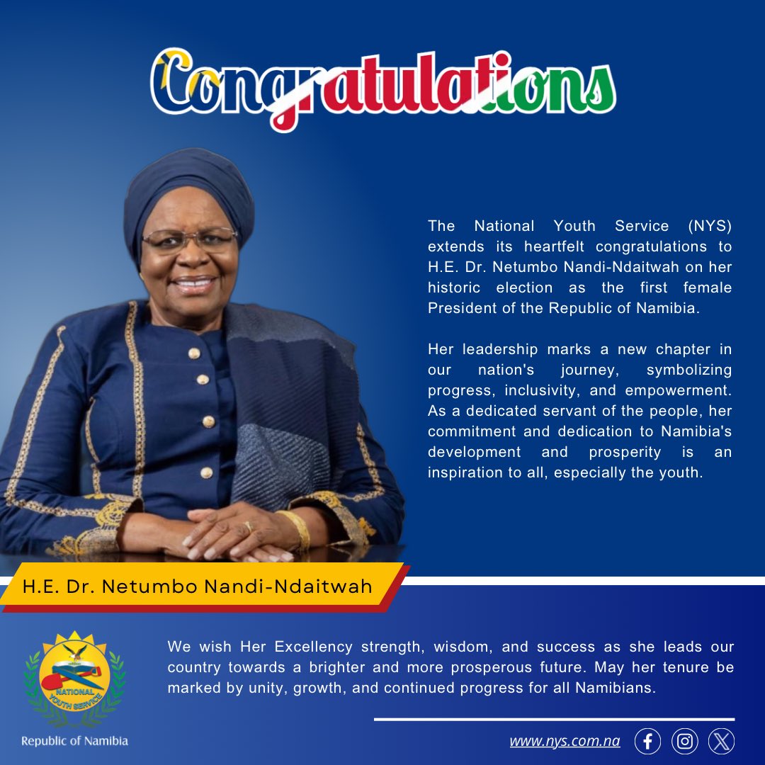 National Youth Service (NYS) tweet media