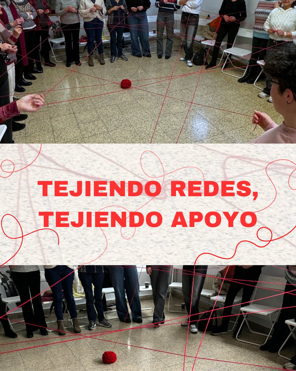 🧶"Desigualdades de género, reunión intergeneracional" #AprendizajeServicio #TejiendoRedes en Uribarri
💡Reflexionamos sobre cuidados y autocuidado creando una red simbólica de apoyo
✨ Los cuidados nos unen
✨ Compartir nos fortalece
✨ Las redes sostienen
#CuidadosComunitarios