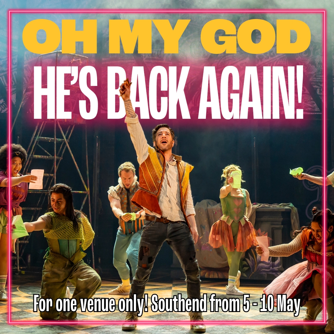 & Juliet UK (@julietmusical) on Twitter photo 🎶 OH MY GOD! <a href="/MattCardle/">M A T T C A R D L E</a>’s back again! 🎶
Don’t miss your chance to see him as Shakespeare for ONE venue only ☝️ At Cliffs Pavilion in Southend, from 5 - 10 May!
🎟 andjulietthemusical.co.uk 🎶 OH MY GOD! <a href="/MattCardle/">M A T T C A R D L E</a>’s back again! 🎶
Don’t miss your chance to see him as Shakespeare for ONE venue only ☝️ At Cliffs Pavilion in Southend, from 5 - 10 May!
🎟 andjulietthemusical.co.uk