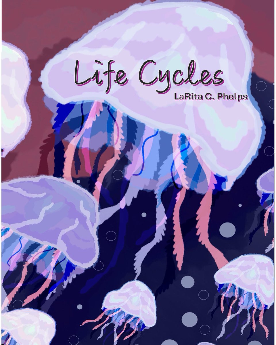Coming SOON!!
💜🤗✍🏾🥹🤭🥳😬💜
My next body of work…
🪼✒️#LifeCycles ✒️🪼
#Poems #Poetry #Poet #SpokenWord #SpokenWordArtist 
#Author #SelfPublishedAuthor #SelfPublished
(Cover art by my youngest daughter)
#LCPhelps #LaRitaCPhelps #LC_Phelps