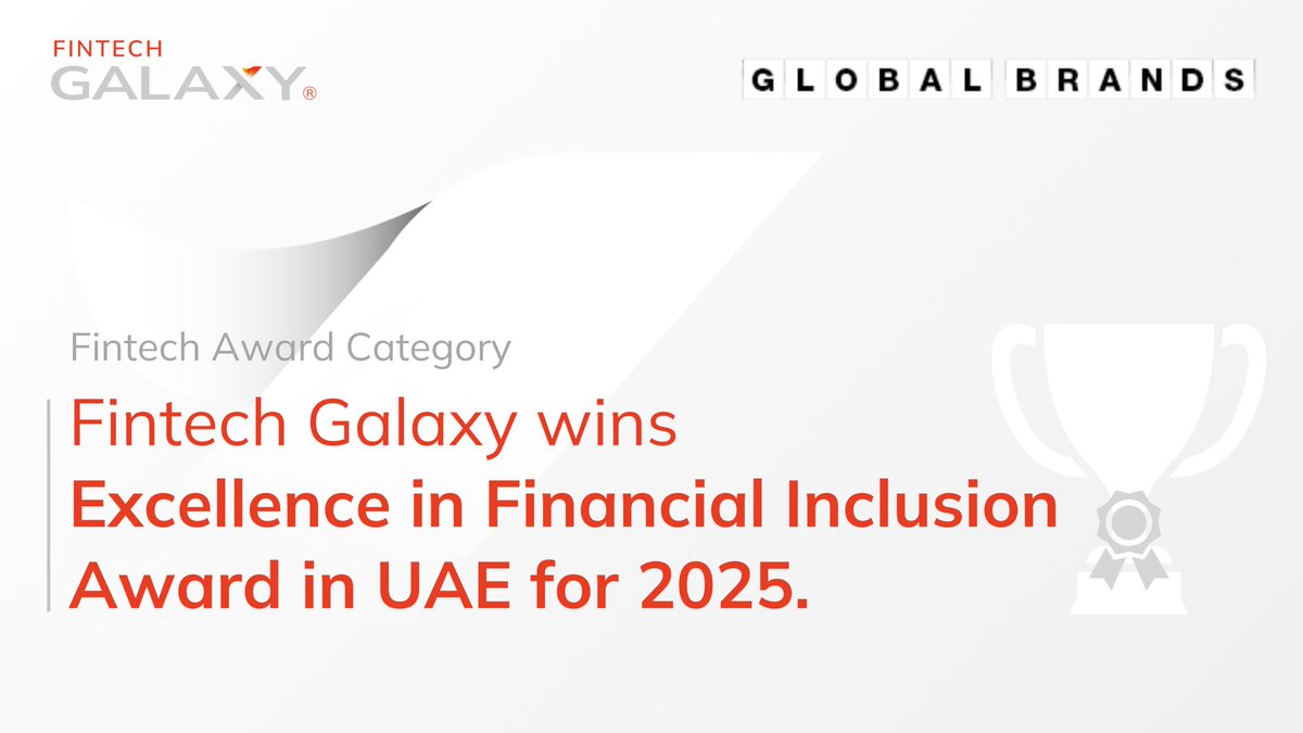 Thrilled to share that Fintech Galaxy has been recognized with the Excellence in Financial Inclusion Award in the UAE for 2025!

Here’s to pushing boundaries and advancing financial inclusion!

#OpenBanking #OpenFinance #FinancialInclusion #AwardWinning