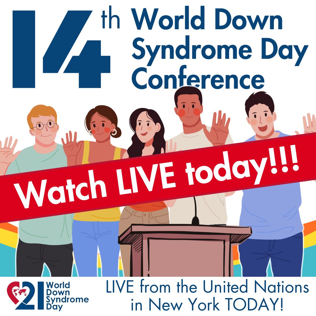 Down Syndrome International (DSi) (@dsiupdate) on Twitter photo Tune in TODAY to watch the #WDSDConference2025 LIVE from the United Nations in New York.
Watch from 10 am (New York time - 3 hours): zurl.co/A32qp
#WorldDownSyndromeDay #ImproveOurSupportSystems
<a href="/NDSS/">National Down Syndrome Society</a> <a href="/DSAInfo/">Down's Syndrome Association</a> <a href="/PLinUN/">Poland in the UN</a> <a href="/JapanMissionUN/">Japanese Mission UN</a> <a href="/UNDESA/">UN DESA</a> <a href="/IDA_CRPD_Forum/">International Disability Alliance (IDA)</a> <a href="/AustraliaUN/">Ambassador James Larsen 🇦🇺🇺🇳</a> Tune in TODAY to watch the #WDSDConference2025 LIVE from the United Nations in New York.
Watch from 10 am (New York time - 3 hours): zurl.co/A32qp
#WorldDownSyndromeDay #ImproveOurSupportSystems
<a href="/NDSS/">National Down Syndrome Society</a> <a href="/DSAInfo/">Down's Syndrome Association</a> <a href="/PLinUN/">Poland in the UN</a> <a href="/JapanMissionUN/">Japanese Mission UN</a> <a href="/UNDESA/">UN DESA</a> <a href="/IDA_CRPD_Forum/">International Disability Alliance (IDA)</a> <a href="/AustraliaUN/">Ambassador James Larsen 🇦🇺🇺🇳</a>