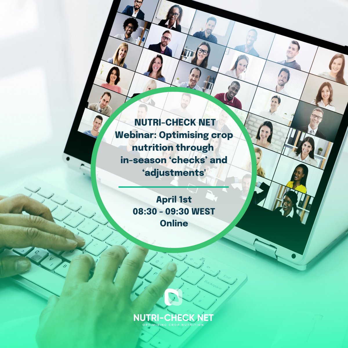 NUTRICHECKNET's tweet photo. 🌱 NUTRI-CHECK NET Webinar: Optimising crop nutrition through in-season ‘checks’ and ‘adjustments' 

📅 Date: Tuesday, 01/04
⏰ Time: 08:30 - 09:30 WEST
💻 Where: Online
🎟️ Register here: https://t.co/oGL1kJ6UUj 

💡 BASIS &amp; NRoSO points available! https://t.co/UKVTyZnRFw
