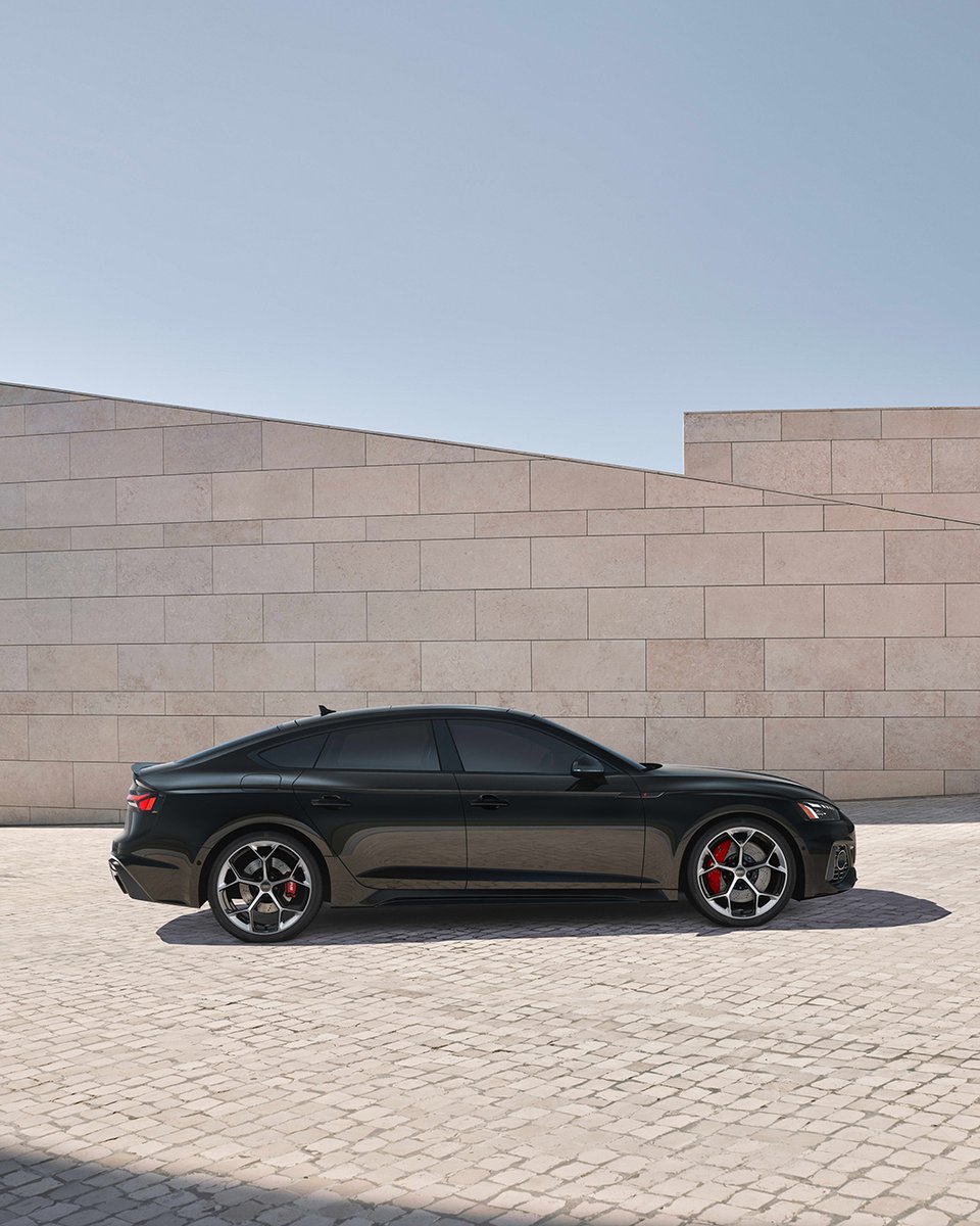 AudiArlington's tweet photo. The 2025 Audi RS5  takes performance to the next level with enhanced aerodynamics, sharper handling, and an even more aggressive presence. Designed for driving enthusiasts, this RS5 is built to thrill.\

#AudiRS5  #NoLimits https://t.co/Zg67haLPsn