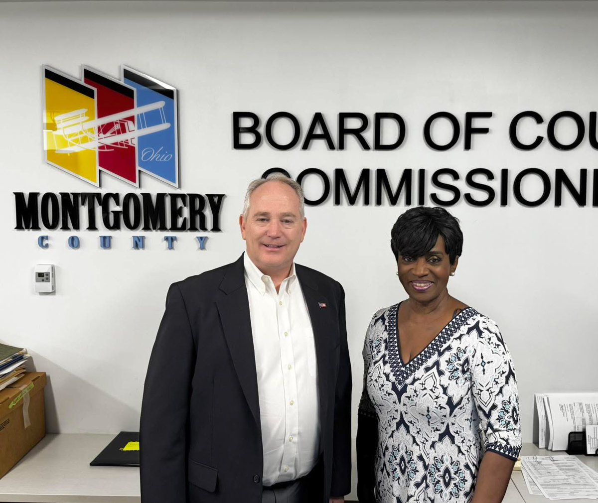 Enjoyed sitting down earlier this week with Commissioner McDonald in Montgomery County to talk about the exciting opportunities on the horizon in the Dayton region!