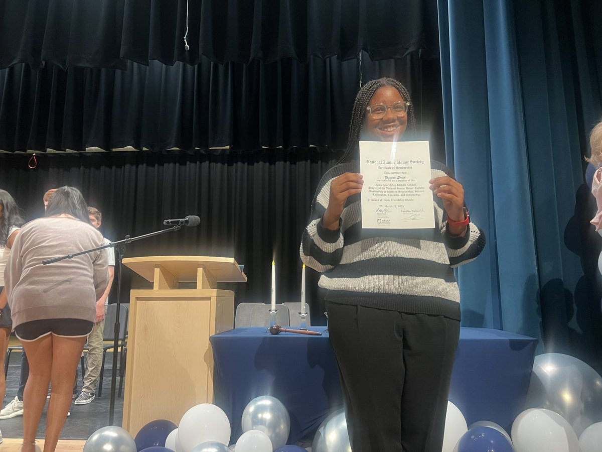 #njhs #girlpower <a href="/AFMSChargers/">Apex Friendship Middle School</a> #girldad