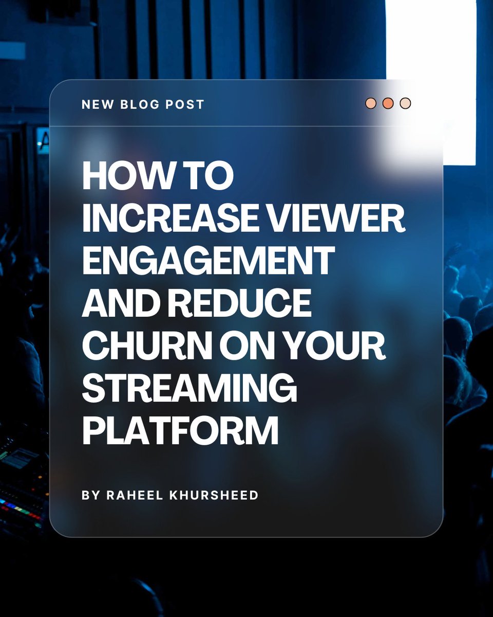 Laminar Global (@laminarglobal) on Twitter photo More titles don't always solve churn.
In our latest blog, <a href="/Raheelk/">Raheel Khursheed</a> breaks down the Engagement Flywheel — a smarter way to drive retention and revenue for your streaming platform.
Read the entire blog - bit.ly/4j5r1OH More titles don't always solve churn.
In our latest blog, <a href="/Raheelk/">Raheel Khursheed</a> breaks down the Engagement Flywheel — a smarter way to drive retention and revenue for your streaming platform.
Read the entire blog - bit.ly/4j5r1OH