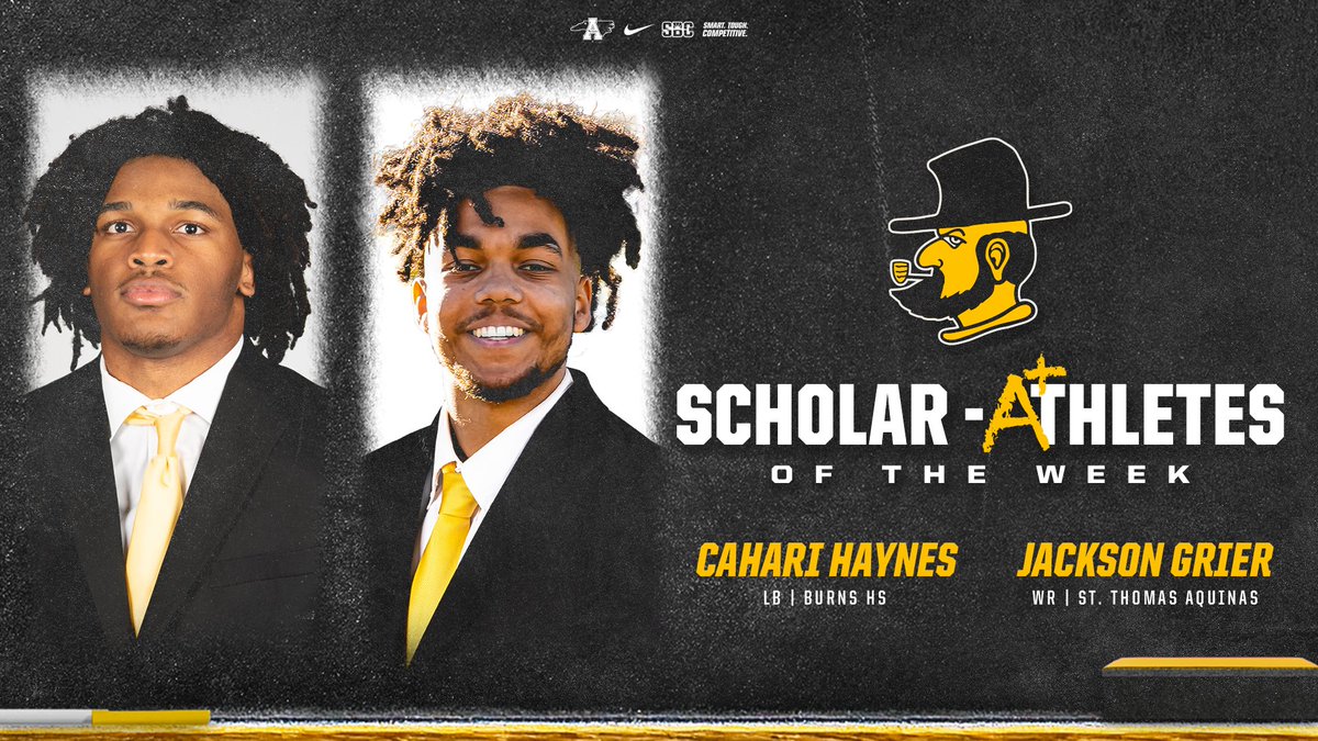 𝗦𝗰𝗵𝗼𝗹𝗮𝗿-𝗔𝘁𝗵𝗹𝗲𝘁𝗲𝘀 𝗼𝗳 𝘁𝗵𝗲 𝗪𝗲𝗲𝗸

Congrats to <a href="/CahariH_/">Cahari Haynes</a> and <a href="/Jackson_Grier/">Jackson Grier</a>. These guys have been crushing it in the classroom! Keep ballin’

#GoApp