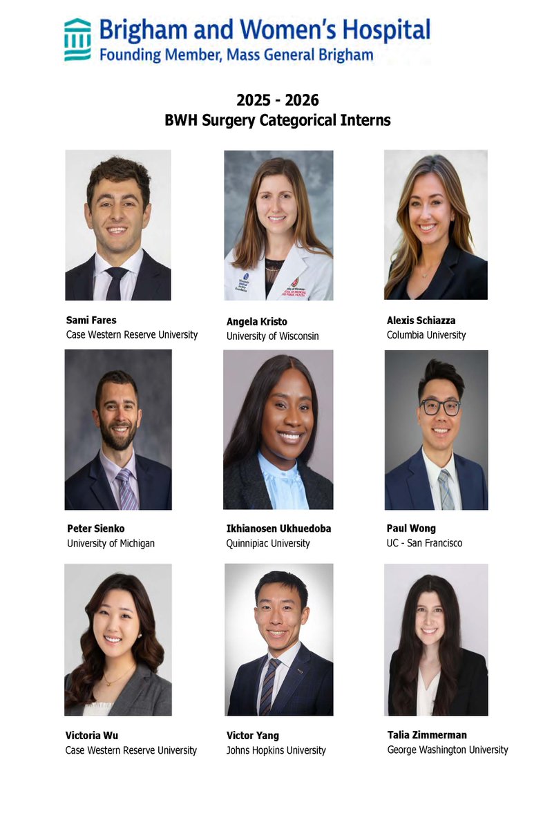 Brigham and Women’s Department of Surgery (@brighamsurgery) on Twitter photo Resident match results are in! We welcome the following general surgery interns who will be joining <a href="/BrighamSurgery/">Brigham and Women’s Department of Surgery</a> next June! bit.ly/4bKCQr3 Resident match results are in! We welcome the following general surgery interns who will be joining <a href="/BrighamSurgery/">Brigham and Women’s Department of Surgery</a> next June! bit.ly/4bKCQr3