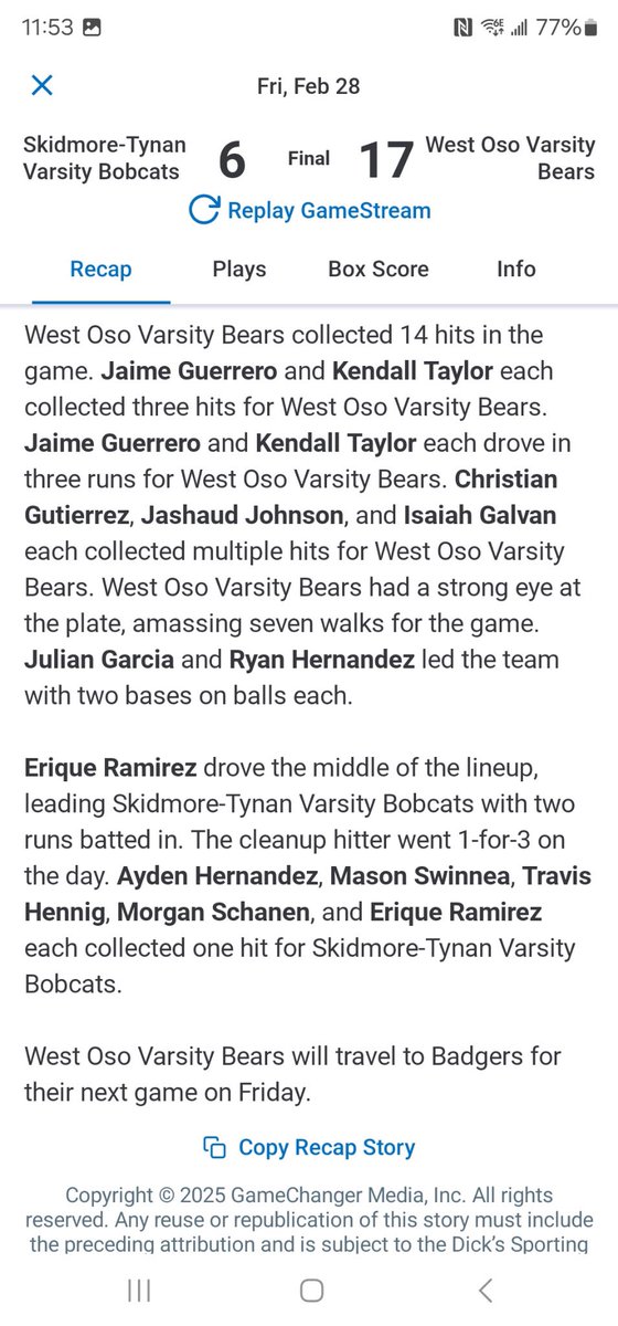 Kendall Taylor (@kendall_taylor2) on Twitter photo My stats from my last 5 games🔥🔥 <a href="/NikaylenM6/">Nikaylen Morrison</a> <a href="/AlvinCCBaseball/">Alvin CC Baseball</a> <a href="/RDSHERMAN24/">Coach Roderick Sherman, J.D.</a> My stats from my last 5 games🔥🔥 <a href="/NikaylenM6/">Nikaylen Morrison</a> <a href="/AlvinCCBaseball/">Alvin CC Baseball</a> <a href="/RDSHERMAN24/">Coach Roderick Sherman, J.D.</a>