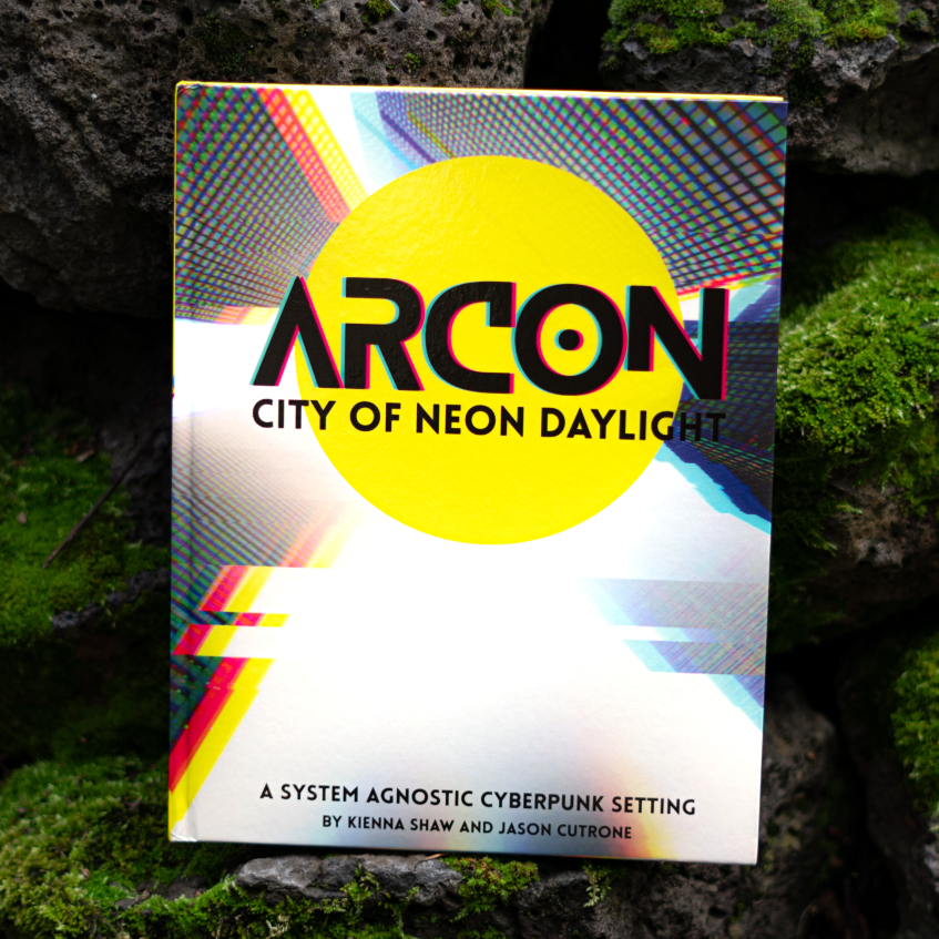 So, when we first think of Cyberpunk, a lot of those ideas and visuals came out of fears from the 80s, and quite frankly they're a little outdated...
So we asked the question, what would a Cyberpunk setting look like if made today?

also $10 off!
metalweavegames.com/products/arcon