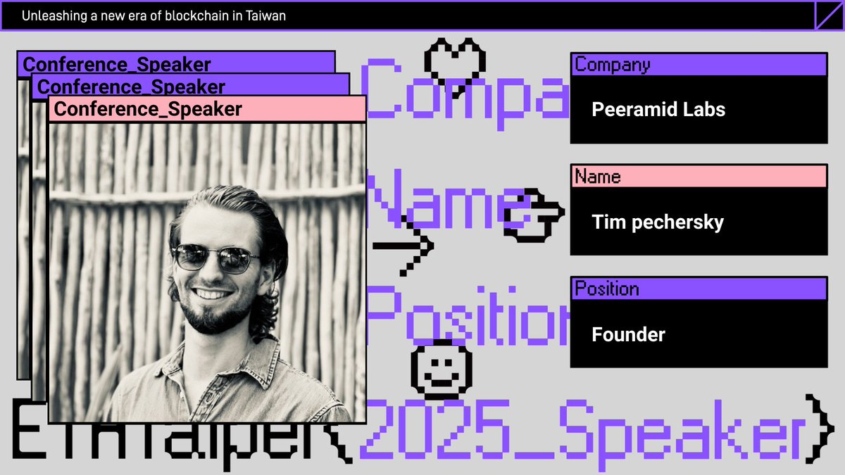 Security remains one of the most critical challenges in blockchain, from smart contract exploits to protocol vulnerabilities. At ETH Taipei, we’re bringing together leading security researchers and engineers who are working on the frontlines of blockchain security.
In this next