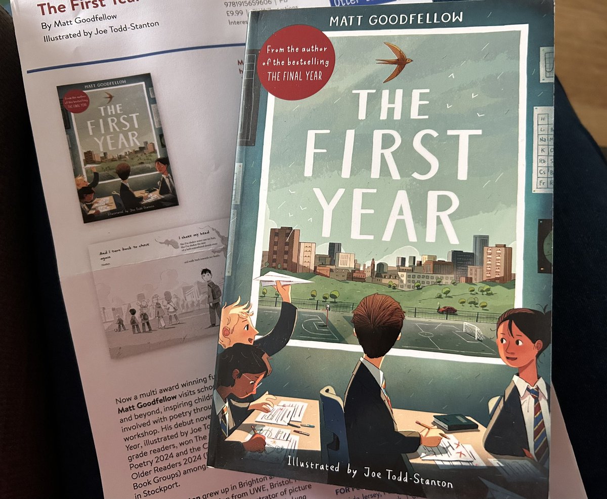 BookSuperhero2's tweet photo. After a long and emotionally draining week, this is just what I need…. #TheFirstYear @EarlyTrain @Joetoddstanton Thank you @OtterBarryBooks https://t.co/1FCticHYCN