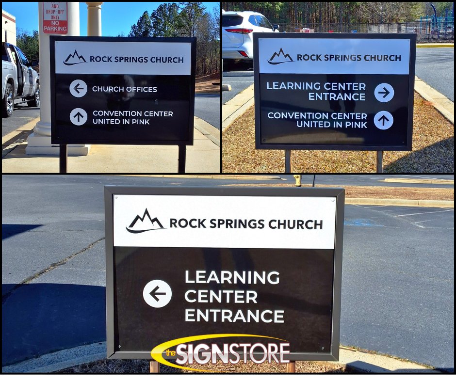 signstoremacon's tweet image. We recently completed a signage upgrade for Rock Springs Church in Macon! New ACM panels direct traffic, and interior vinyl decals enhance their welcoming space. Need custom signs for your church? 1-800-316-9530
#ChurchSignage #MaconGA #RockSpringsChurch #TheSignStoreMacon