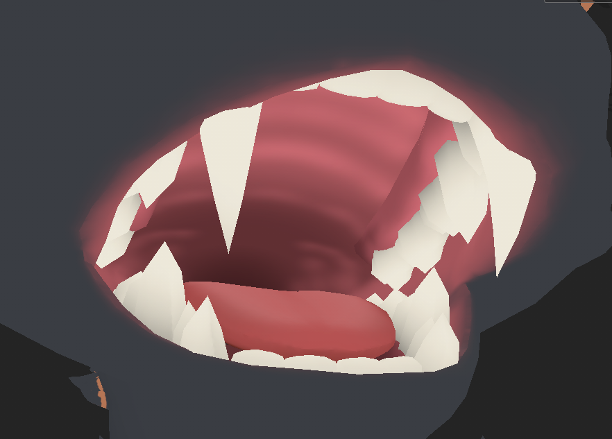 ulmafar's tweet photo. Chompers are being made. Some people will like this more than others...#Furry #Texturing #3D #Vrchat #Capkin #wip https://t.co/Hwy2NXrYUN