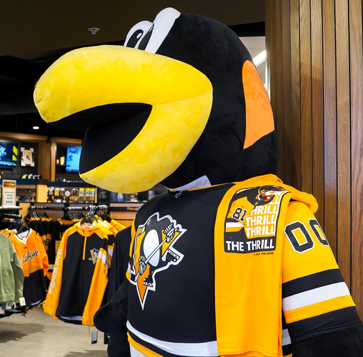 PHIL THE THRILL 🙌

The limited-edition Phil Kessel shirts are here - just in time for his bobblehead night!  

Purchase them tonight at <a href="/PensGear/">PensGear</a> when the doors open at 5:30 PM.