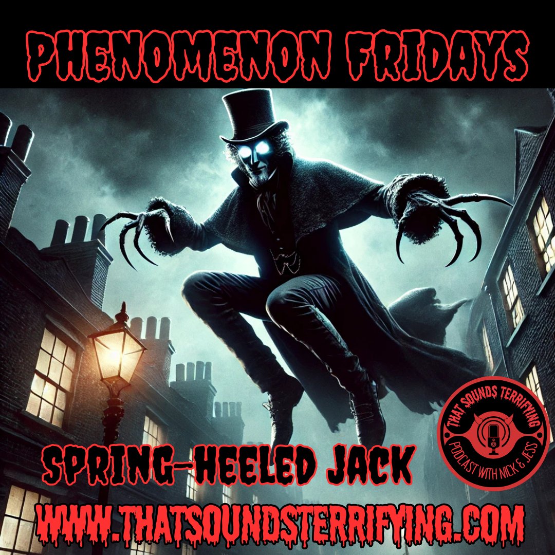 🌙👀 Phenomenon Friday: Spring-heeled Jack 👀🌙
A terrifying legend known for his glowing eyes, razor-sharp claws, and incredible ability to leap great distances. 
Would you dare to walk the foggy streets alone at night? 🌫️😱

#SpringHeeledJack #PhenomenonFriday #UrbanLegend