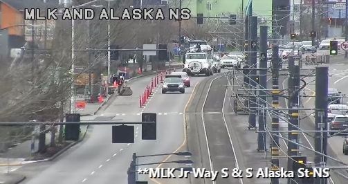 S Dawson St＆S Hudson Stの間のMLK Jr