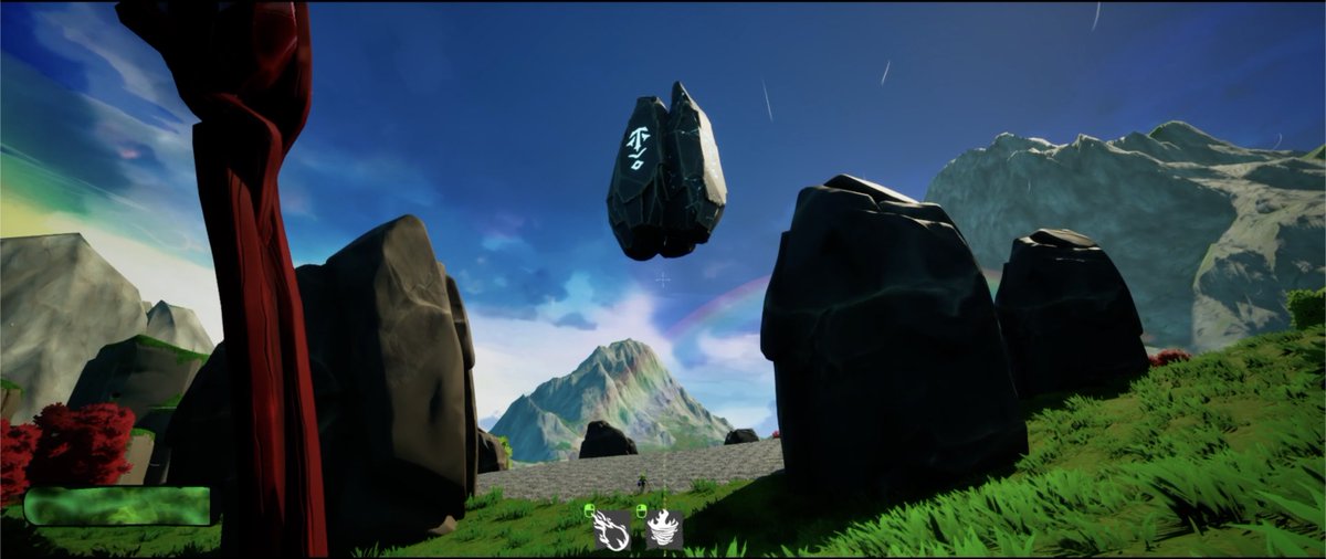 Semi-Salted Games (@semisalted) on Twitter photo When you see a floating rock, the golem is near.
#indiegame #videogames When you see a floating rock, the golem is near.
#indiegame #videogames