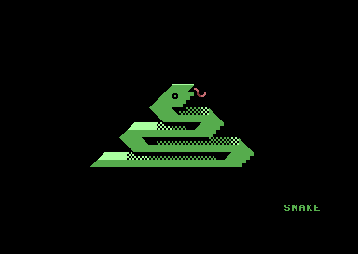 lt3s_mouse's tweet image. snake #petscii #textmode #pixelart