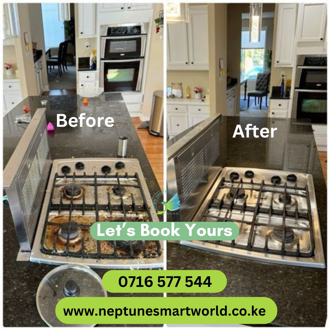 neptunesmtworld's tweet photo. Your kitchen deserves the best care! Say goodbye to grease & stains with our deep cleaning services.
๐
Book today: 0716 577 544
๐ Visit: https://t.co/U0AGEBhnPF
#NeptuneCleaning #KitchenCleaning #DeepClean #ProfessionalCleaning #SpotlessKitchen #CleaningExperts https://t.co/zMppwOJJ7l