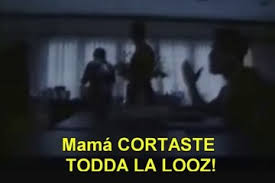 Ya está cansada la mamá de Ricky Fort de cortar la looz en Ushuaia.