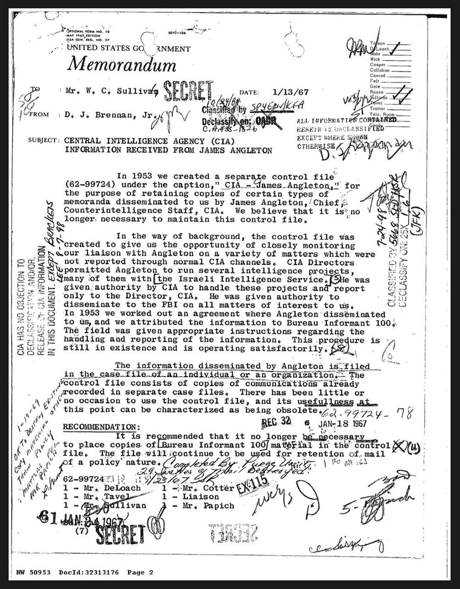 JCConradson's tweet image. The only question now is who was leading/directing the "rogue faction" within the CIA that orchestrated JFKs assassination.

Based on what's coming out, it's not looking great for "our greatest ally"... 

🚨Unredacted Church Committee Exposes CIA's Secret Role in Atmoic Weapons…