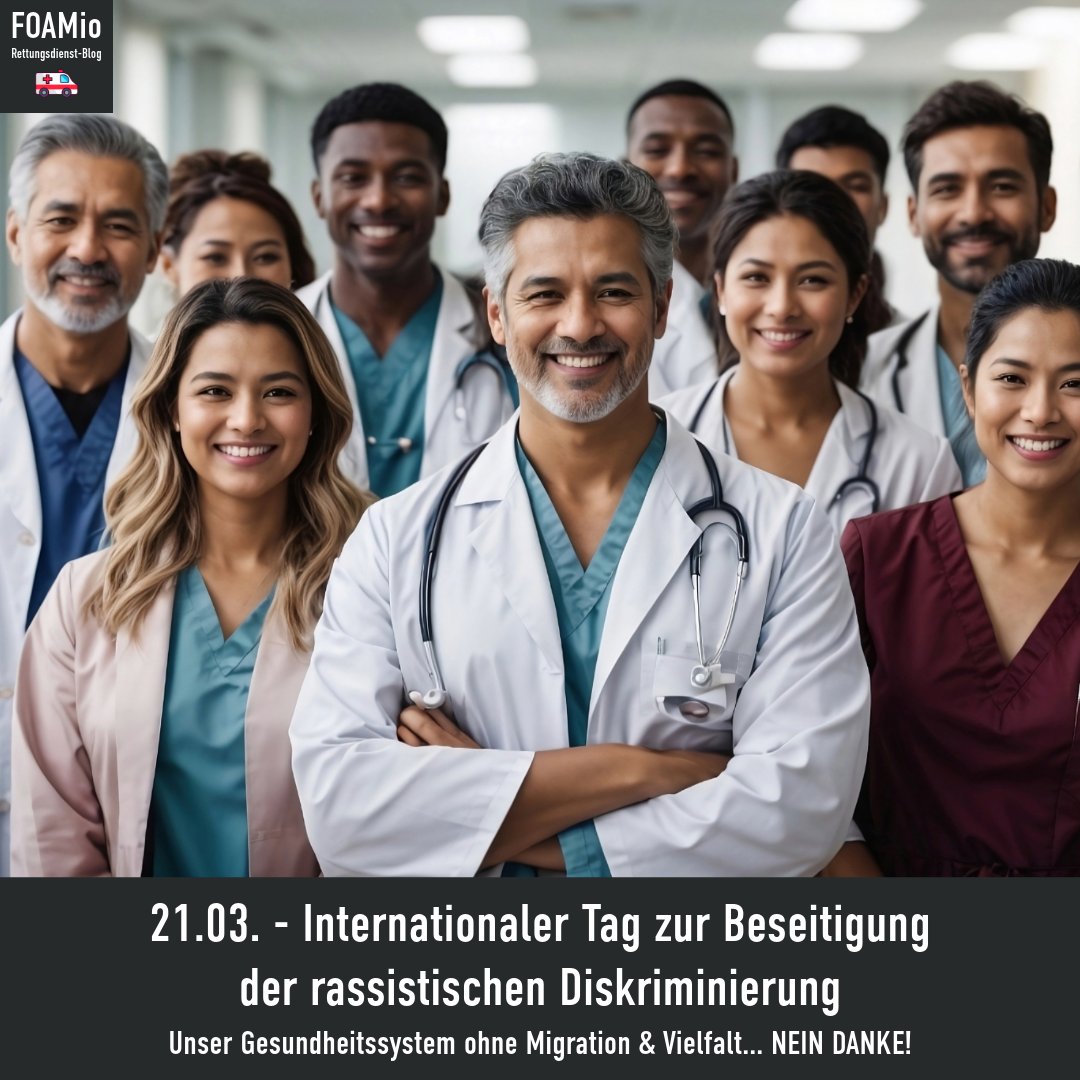 foamioblog's tweet photo. Heute ist der "Internationale Tag zur Beseitigung der rassistischen Diskriminierung", welcher von den Vereinten Nationen (UN) im Jahr 1966 ausgerufen wurde und seitdem 21. März stattfindet.
#FOAMio #Medizin #BewegtGegenRassismus #FightRacism #Rassismus #Diskriminierung #Vielfalt https://t.co/tXOufJ5yio