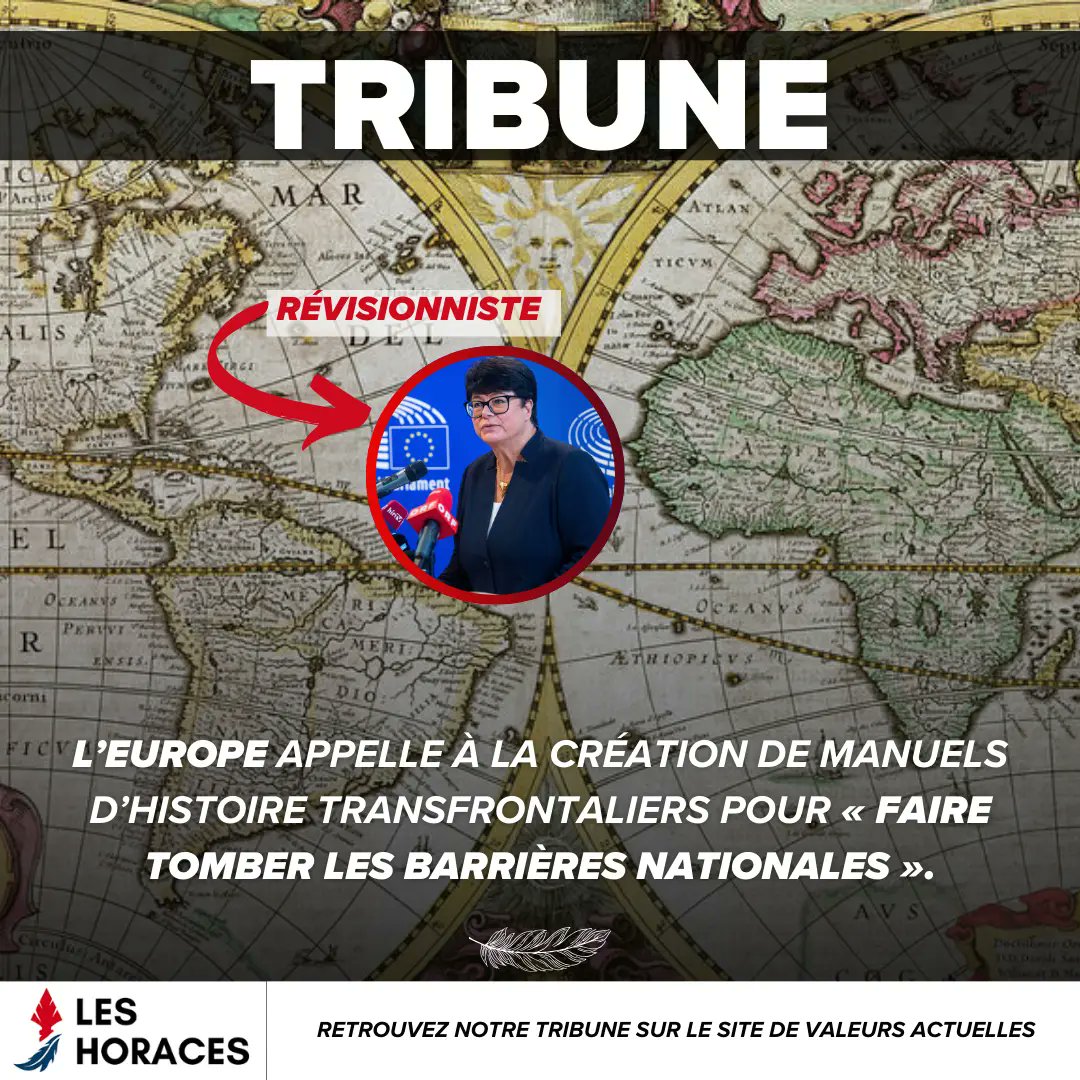 Pour VA, les Horaces condamnent le projet révisionniste du Parlement européen, un projet idéologique qui, sous prétexte de théorie du genre, immigration, féminisme et multiculturalisme, occulte les faits historiques au profit d'un récit européanocentrique.
valeursactuelles.com/politique/cons…