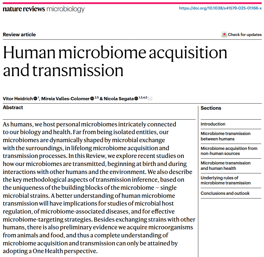 Vitor Heidrich (@v_heidrich) on Twitter photo Thrilled to share our review (with <a href="/MireiaVallesc/">Mireia Valles-Colomer</a> and <a href="/nsegata/">Nicola Segata</a>) on "Human microbiome acquisition and transmission" just published <a href="/NatureRevMicro/">Nature Reviews Microbiology</a> Thrilled to share our review (with <a href="/MireiaVallesc/">Mireia Valles-Colomer</a> and <a href="/nsegata/">Nicola Segata</a>) on "Human microbiome acquisition and transmission" just published <a href="/NatureRevMicro/">Nature Reviews Microbiology</a>