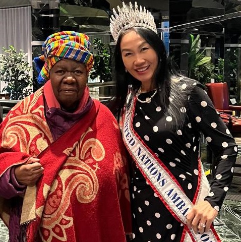 TheMsSeniorUSA's tweet photo. Congratulations to Dr. Chao Xia "Becky" Wu for becoming the first pageant queen of any organization to be accepted as an official delegate to the 2025 UN Conference on the Status of Women! https://t.co/uyodtSrhV5