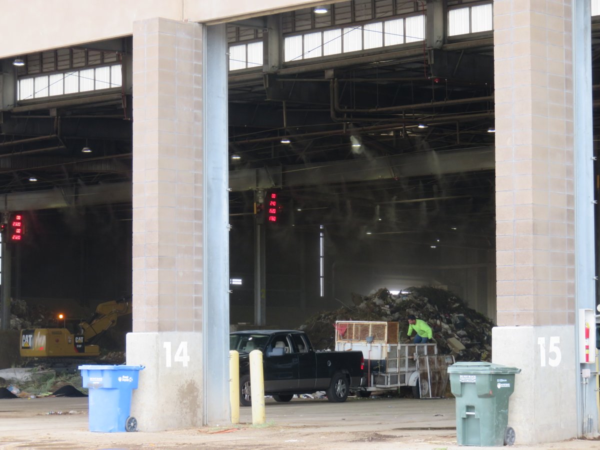 Residential solid waste customers can dump up to one ton of garbage at ...