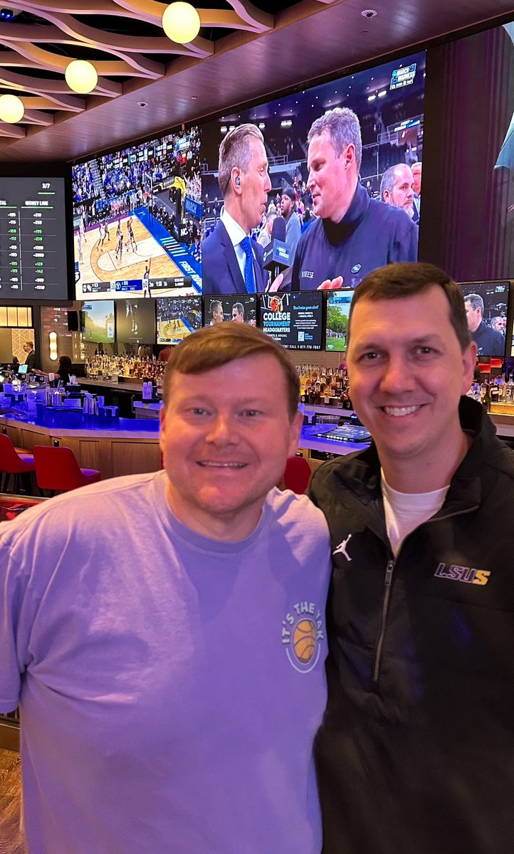 Joined my man <a href="/StoolMintzy/">Mintzy</a> this morning at Live Casino Louisiana to preview today’s March Madness games. We had too much fun watching all the games yesterday, and we are ready to run it back today!

Come join us! 

#MarchMadness2025