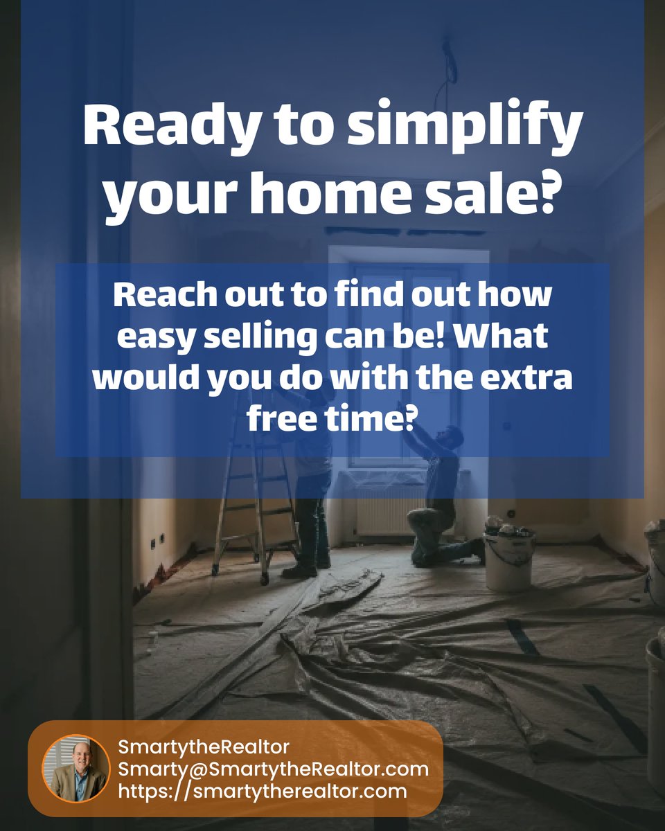 SmartyRealtor's tweet photo. 🎉Sell your home like a pro—with zero hassle! Ever wondered how your neighbor sold for more without lifting a finger? As an A.I. Certified Agent™, I handle it all. Maximize your sale, relax &amp; let me do the work! Curious? Let's connect! #HomeSellingSimplified https://t.co/8VPw9YgXKq