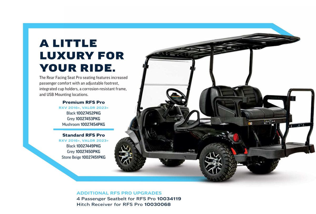 Your rear seat deserves better...it will know an imposter or misfit from OEM. Your passengers bottoms will let you know. On the rotary 800 358-6088 or click
#muskoka #cottagelife #golfcart #summer