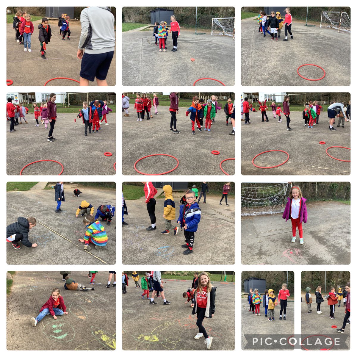 Dosbarth Willow enjoyed the Red Nose Day activities set up by Year 6. #RedNoseDay