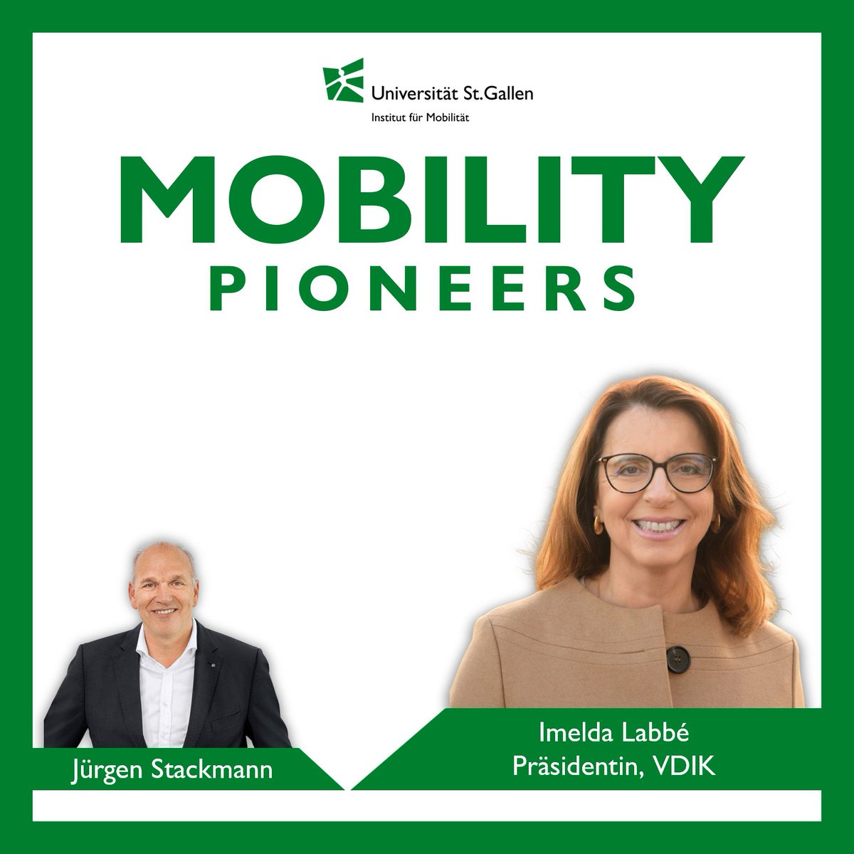 "Die Kraft des Könnens liegt im Wollen." Imelda Labbé im Mobility Pioneers Podcast mit Juergen Stackmann - über den Automobilmarkt, die Transformation und neue Player im Markt.
buzzsprout.com/1665217/episod…
