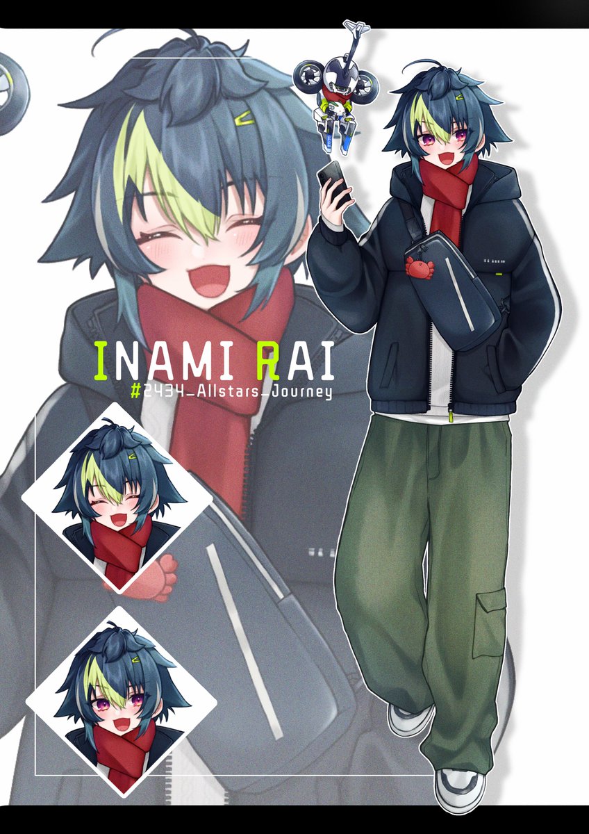 こちらの企画にて伊波ライくんのイラストを担当させていただきました