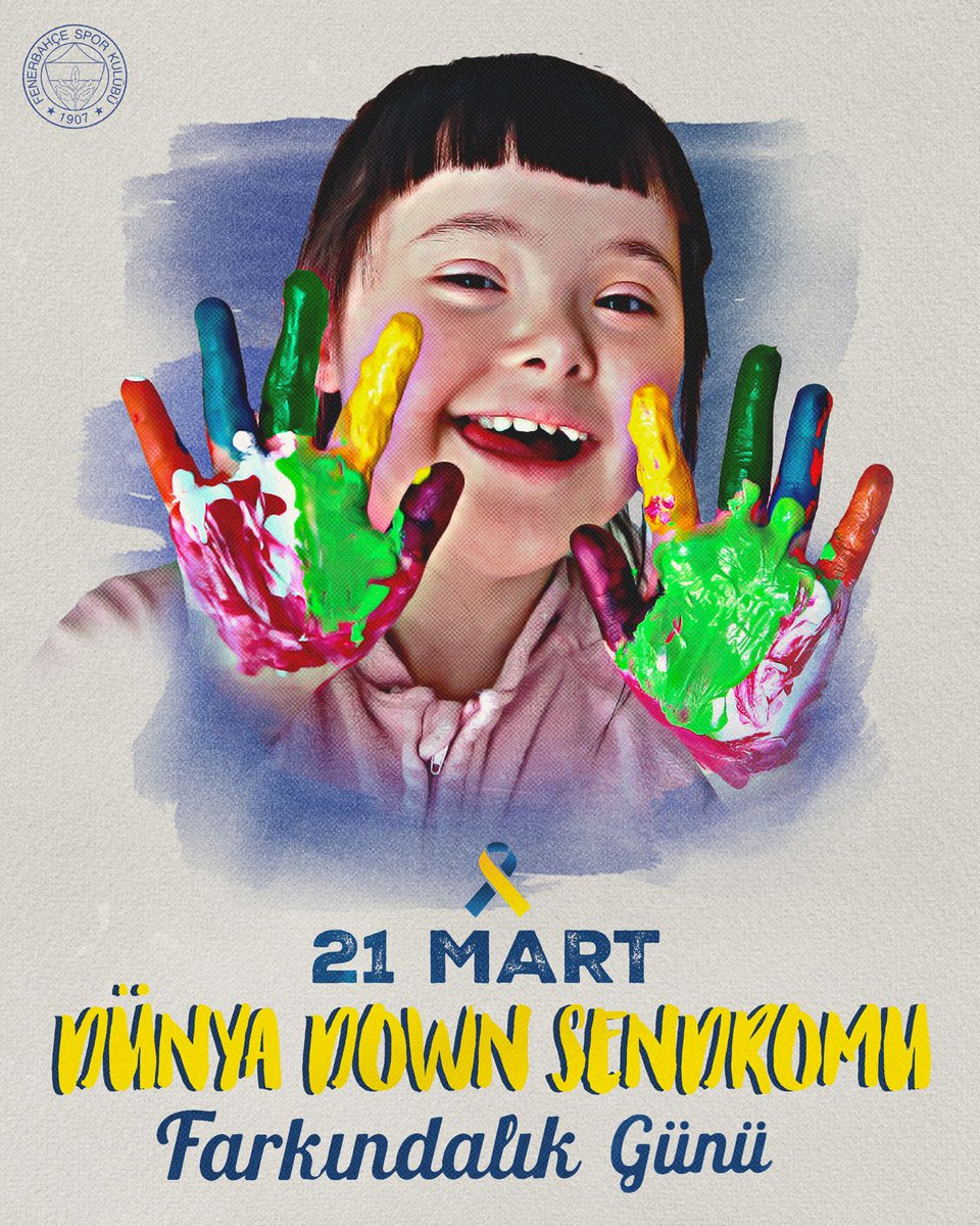 OzelUyg's tweet photo. Down Sendromu bir hastalık değil, genetik farklılıktır.Dünyaya kattığınız +1 değerin
  farkındayız . 💛💙 @ISPARTAVALILIK
@ispartamem @recai_ocak @fevzigcluu @sk_355 @MebOrgm 
#21MartDownSendromuFarkındalıkGünü https://t.co/bKoCBoHILT