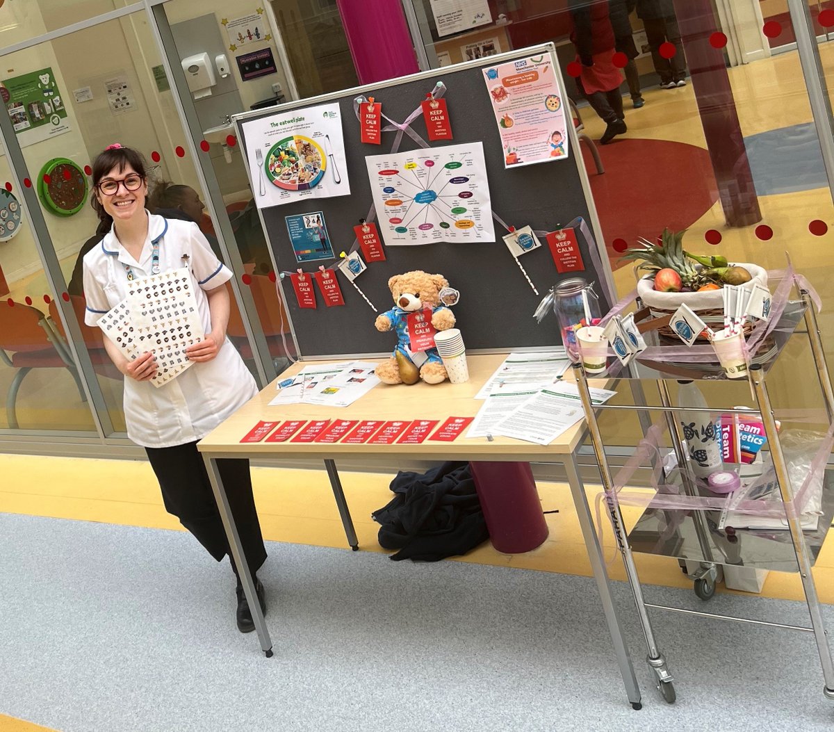 AHP's at MFT (@mft_cssahps) on Twitter photo Happy #FruityFriday from the Dietitians at Royal Manchester Children's Hospital - today we promoted the work of the dietitian, and provided information about fruit and food fortification 🍎🍊🍑🍇 <a href="/NHWeek/">N&H Week</a> <a href="/BDA_Dietitians/">British Dietetic Association</a> <a href="/BDA_Paediatrics/">BDA Paediatric Group</a> Happy #FruityFriday from the Dietitians at Royal Manchester Children's Hospital - today we promoted the work of the dietitian, and provided information about fruit and food fortification 🍎🍊🍑🍇 <a href="/NHWeek/">N&H Week</a> <a href="/BDA_Dietitians/">British Dietetic Association</a> <a href="/BDA_Paediatrics/">BDA Paediatric Group</a>