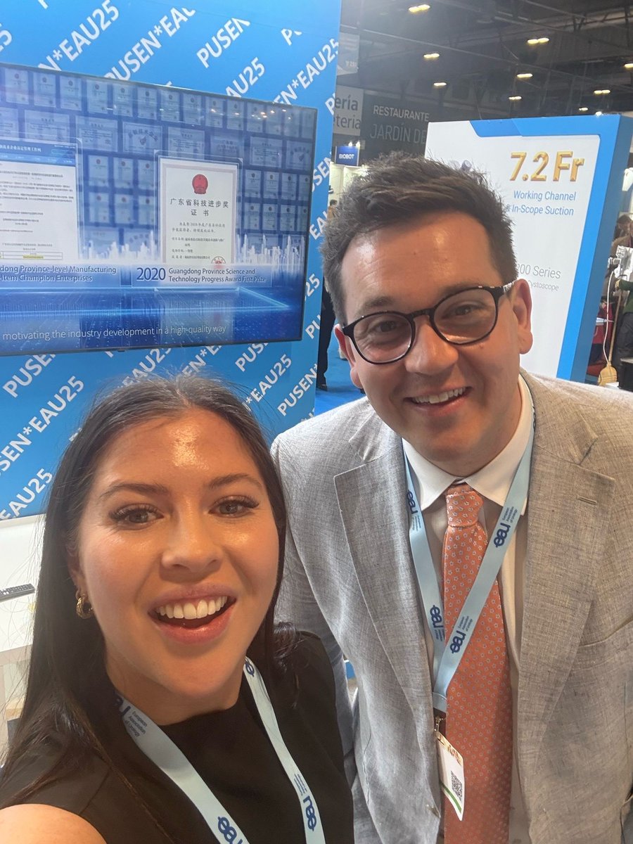 CJ Medical (@cjmedicaluk) on Twitter photo Phoebe and George have landed in Madrid for the European Association of Urology #EAU. They have had a fantastic day engaging in innovative discussions about future of #Urology. Phoebe and George will share more over the weekend with our suppliers. <a href="/PusenMedical/">Pusen Medical</a> #MedicalInnovation Phoebe and George have landed in Madrid for the European Association of Urology #EAU. They have had a fantastic day engaging in innovative discussions about future of #Urology. Phoebe and George will share more over the weekend with our suppliers. <a href="/PusenMedical/">Pusen Medical</a> #MedicalInnovation