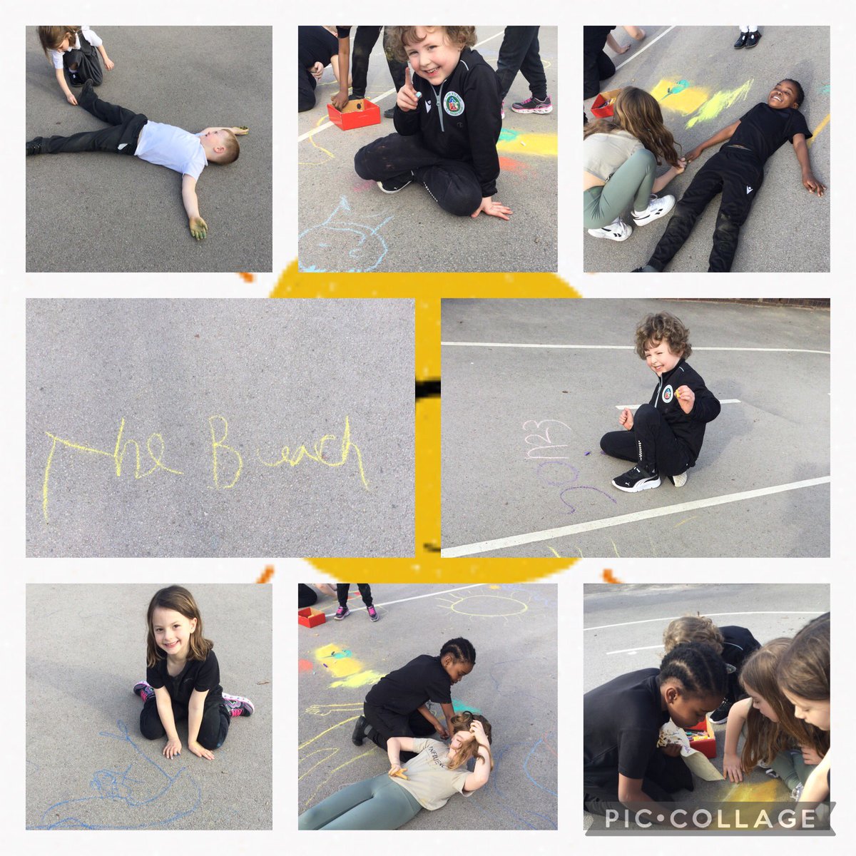 Beadies1's tweet image. Fun in the sun! The children got to play outside when the sun was shining brightly. We used our imaginations to draw our own versions of a beach scene and what we would do if we were there currently ☀️@STOC_CAT @StJosephStBede #feelslikespring #usingourimagination 😊