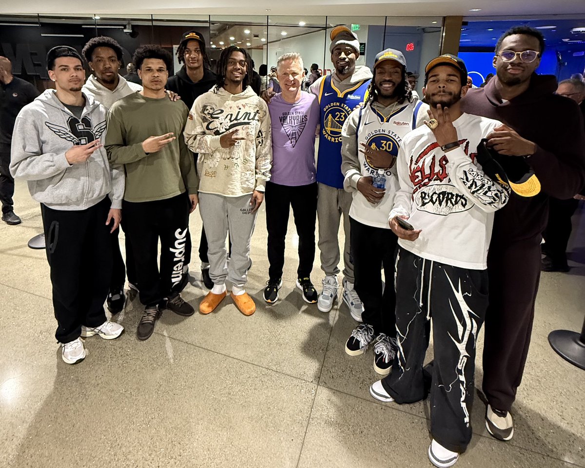 Thanks for having us out last night <a href="/warriors/">Golden State Warriors</a> 🤝