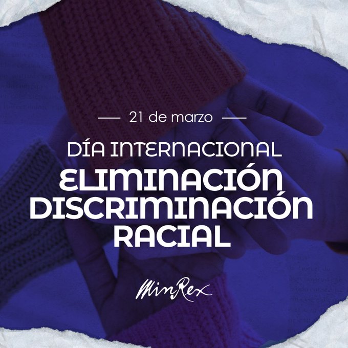 🤝 La eliminación del racismo es una prioridad en #Cuba🇨🇺, cuyos ciudadanos disfrutan de igualdad de derechos.